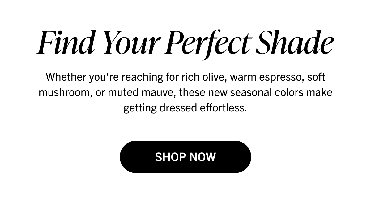 Find Your Perfect Shade