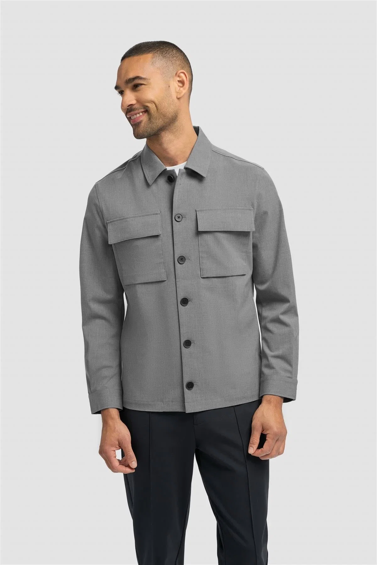 Image of Danilo Grey Overshirt