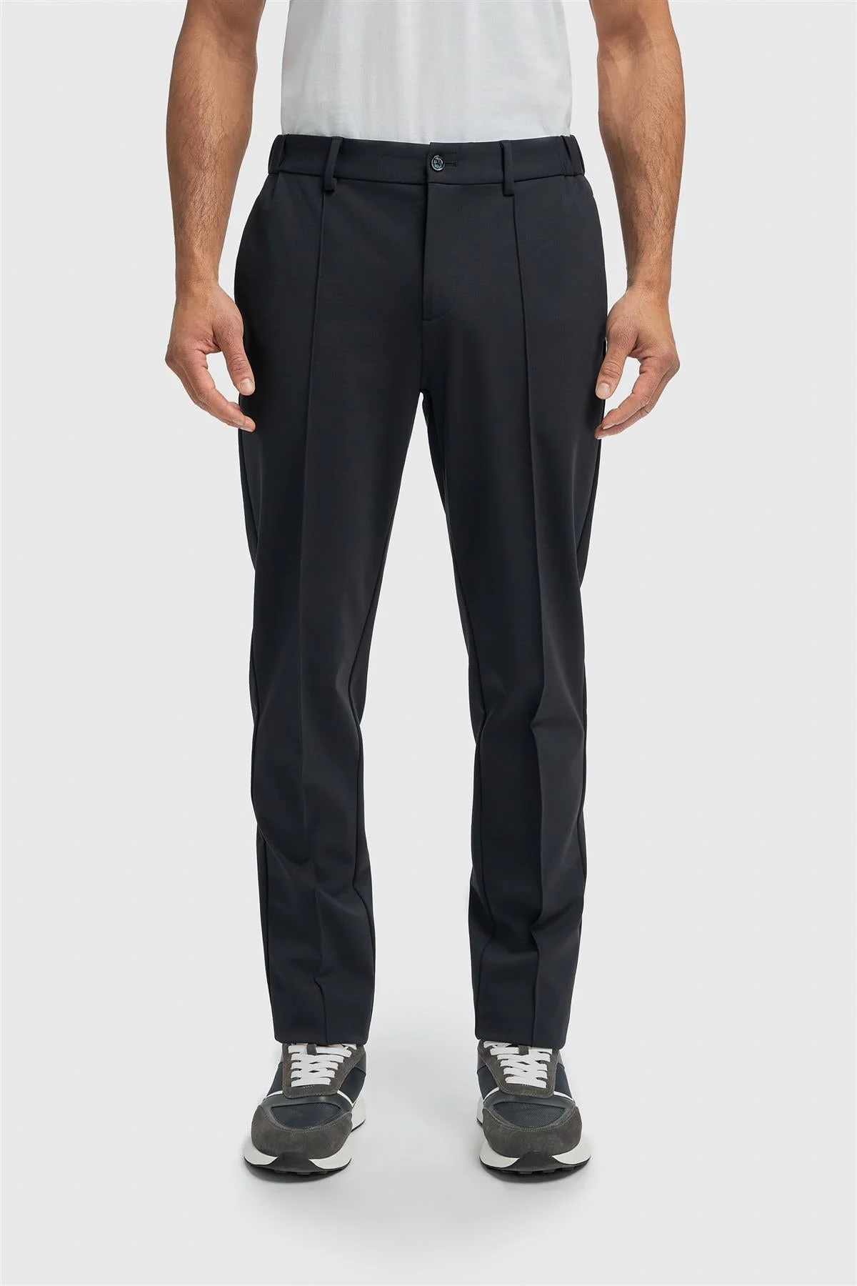 Image of Coney Navy Trouser