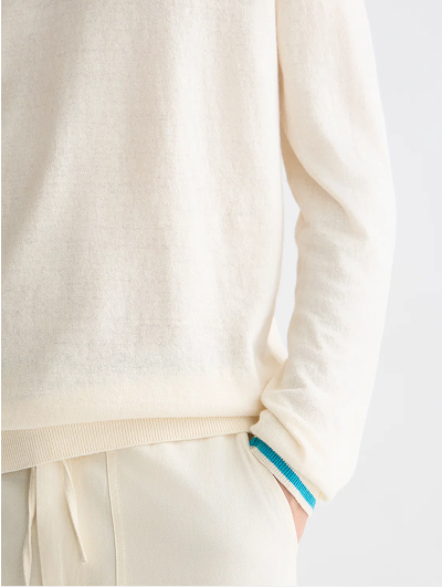 Linen-Blend Regular-Fit Pullover