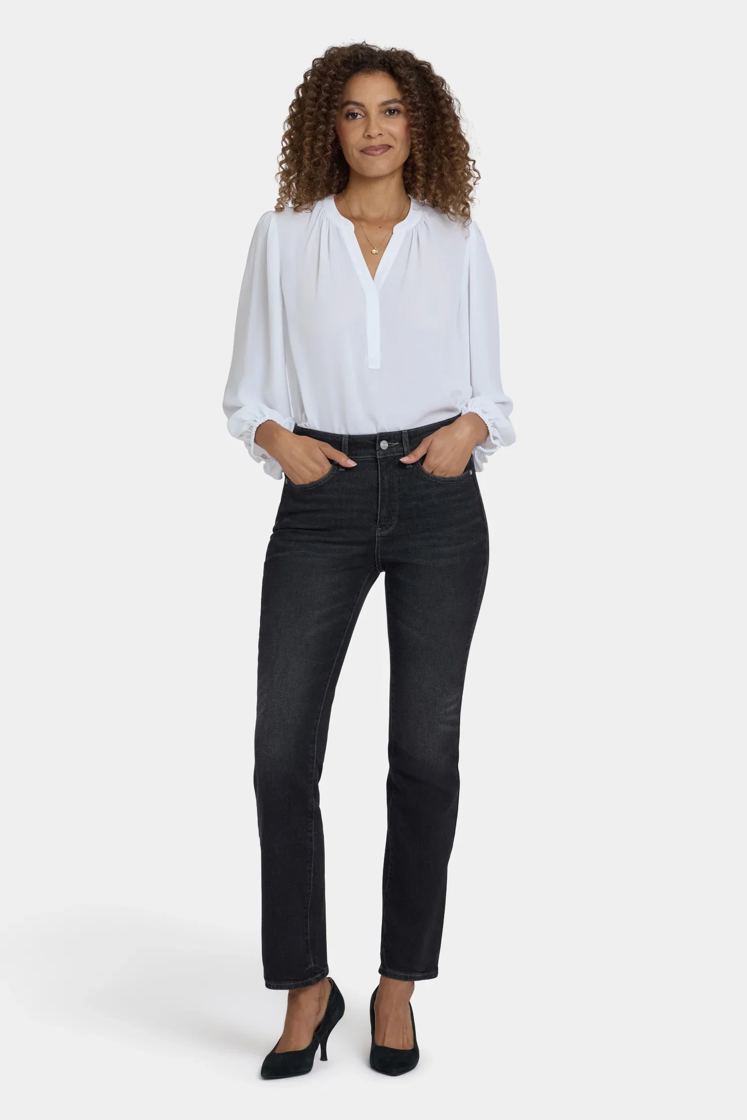 Image of Marilyn Straight Jeans - Paris Lights