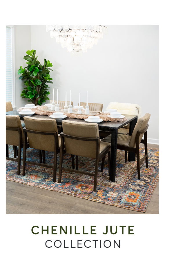 Chenille Jute Collection