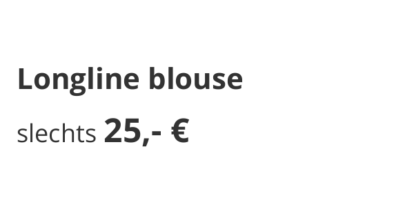 Onze favorieten