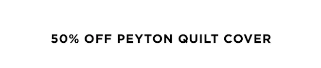 50% Off Peyton Washed Cotton