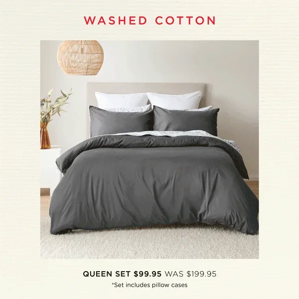50% Off Peyton Washed Cotton