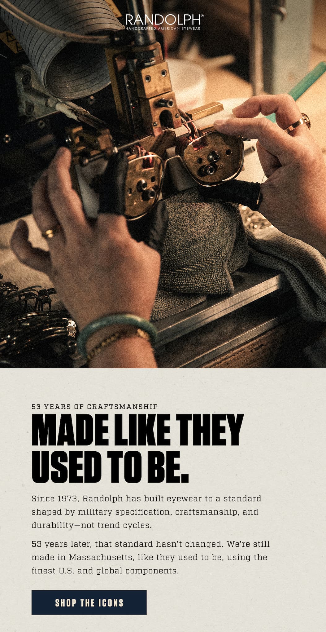 Made Like They Used to Be. // SHOP THE ICONS