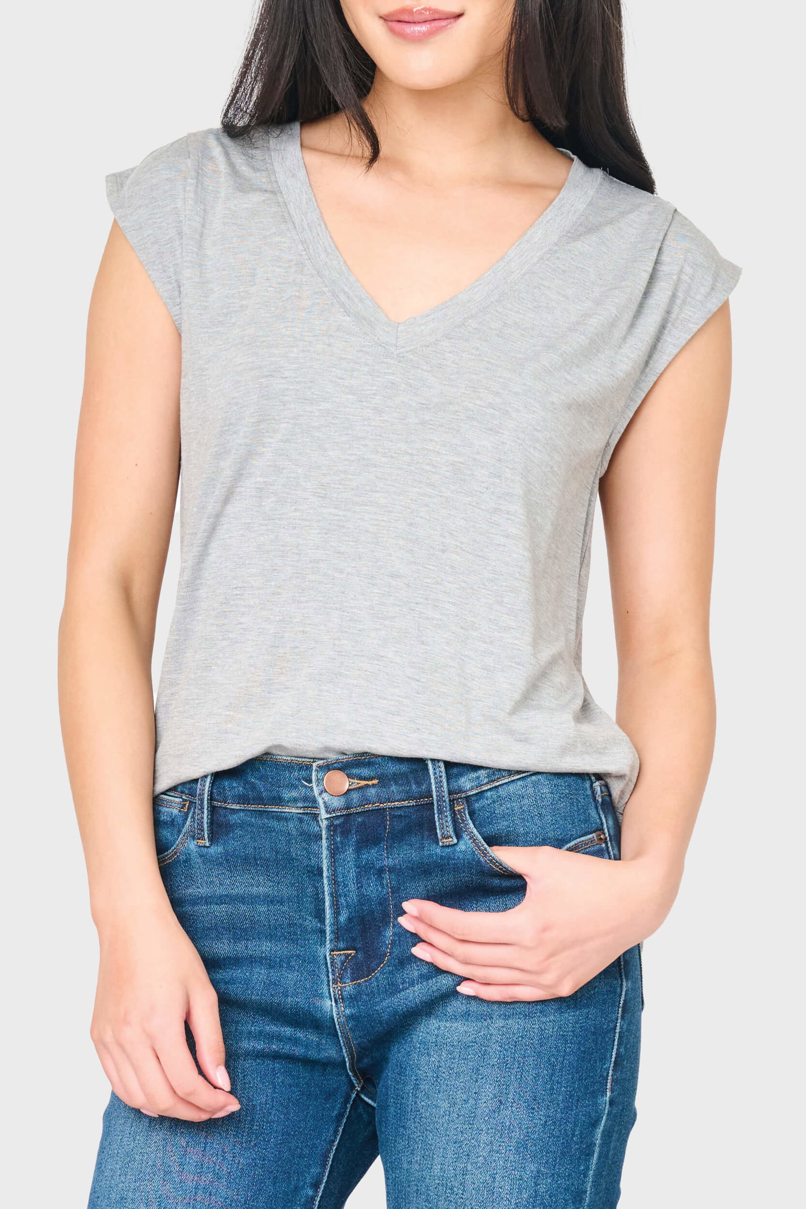 Image of The Favorite Luxe Essentials V-neck Tee