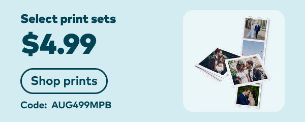 $4.99 select print sets. Code: AUG499MPB. Shop prints.