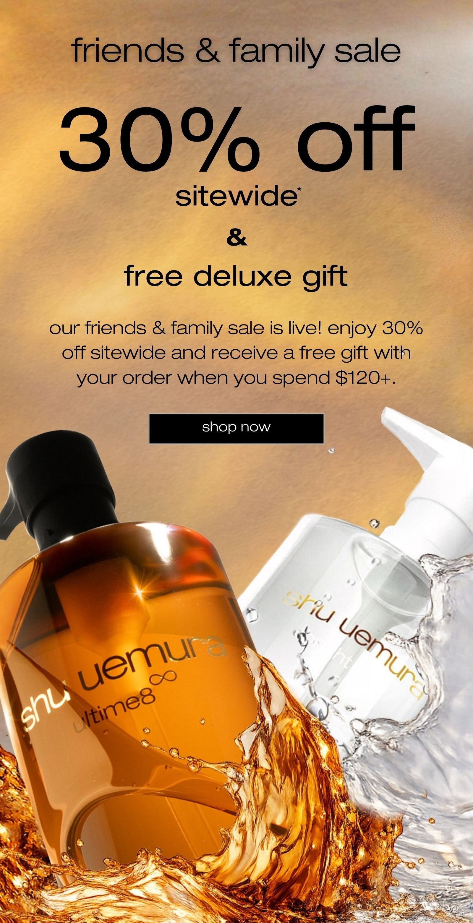 shop our friends and family sale