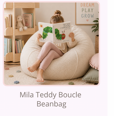 Shop Mila Teddy Boucle Beanbag