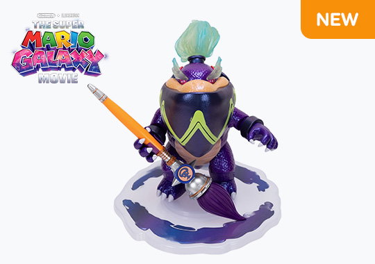 Nintendo The Super Mario Galaxy Movie: Chomping Wonder Bowser Jr. Action Figure 20cm