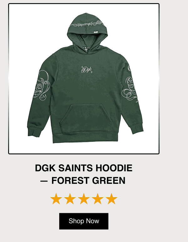 DGK Saints Hoodie - Forest Green