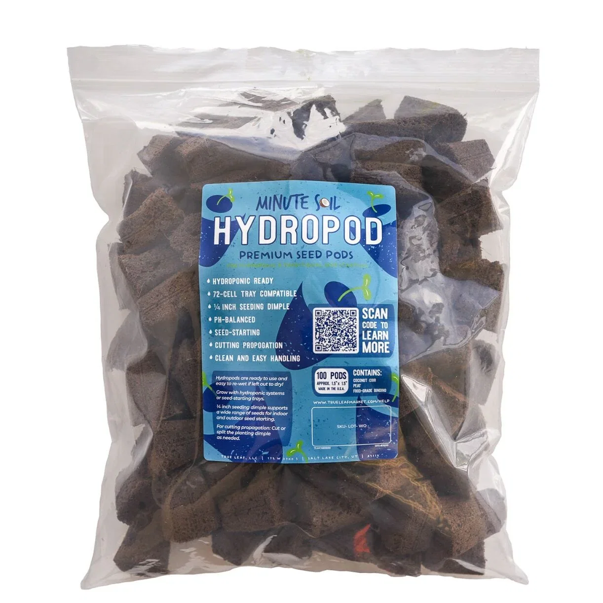 Minute Soil - HydroPod Seed Starter Plugs