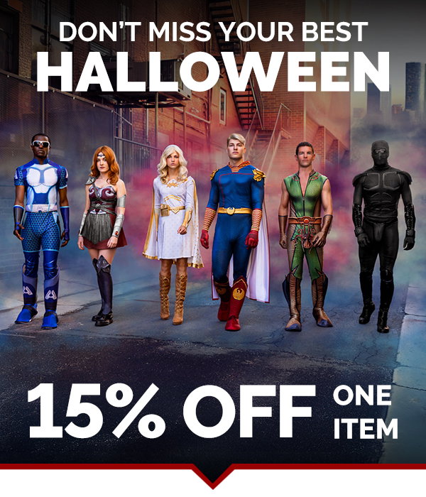 Don't miss your best Halloween 15% OFF one item