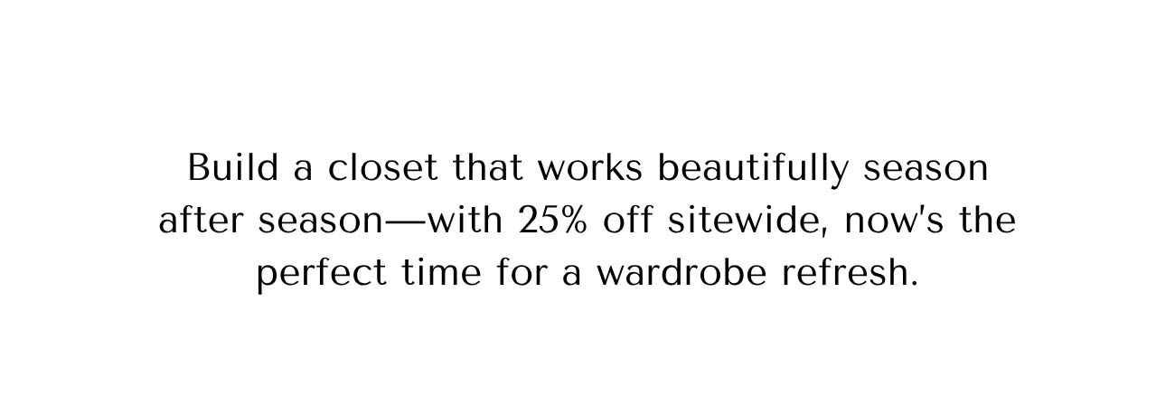 Shop 25% Off Sitewide