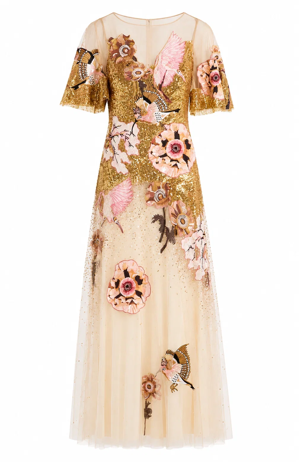 Image of Petal Gown - Gold