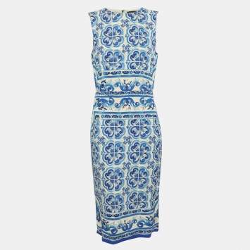 Blue and White Majolica Printe