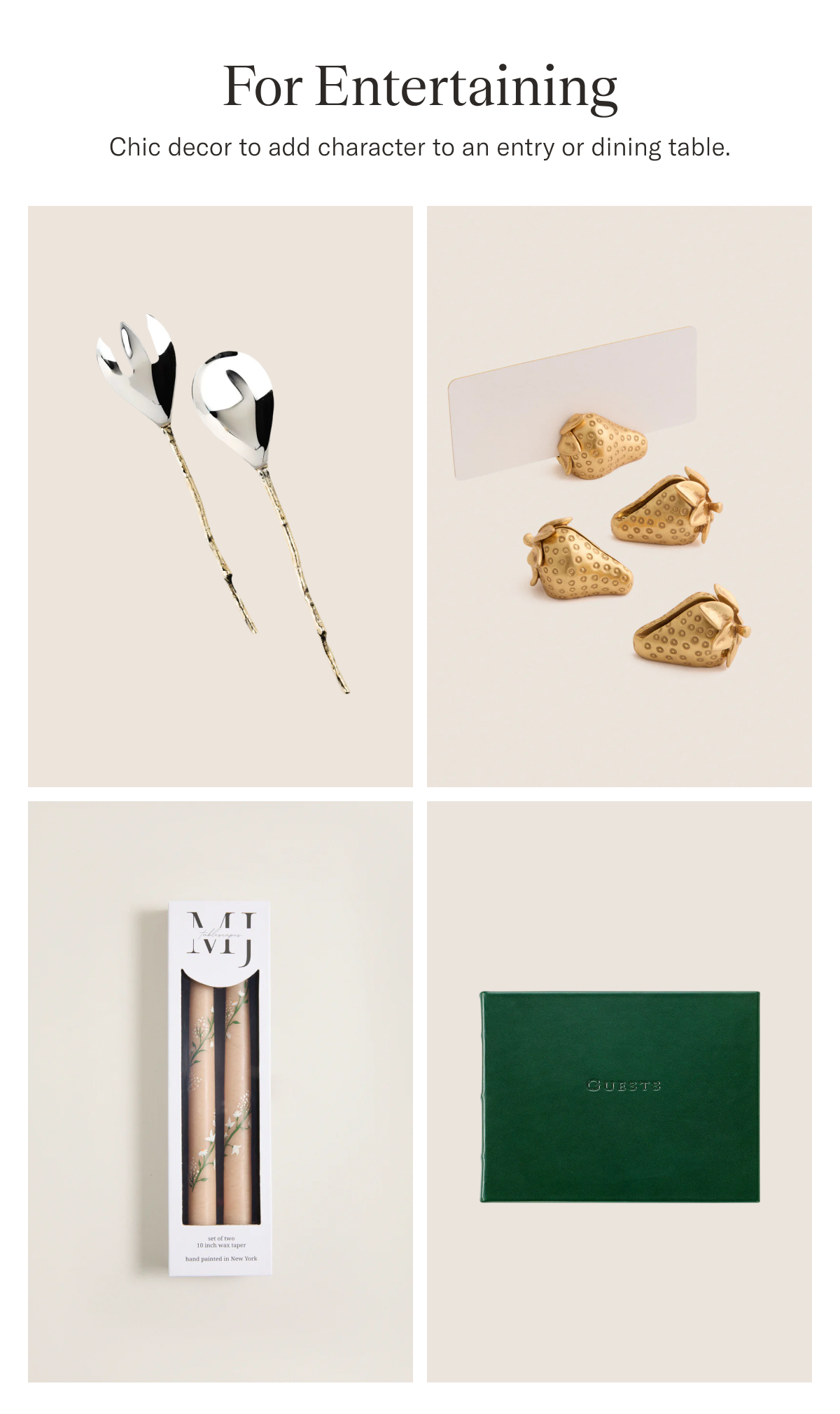 For Entertaining