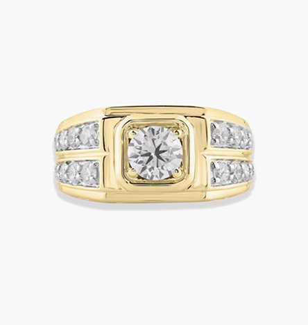 Men's Lab Grown Diamond Ring