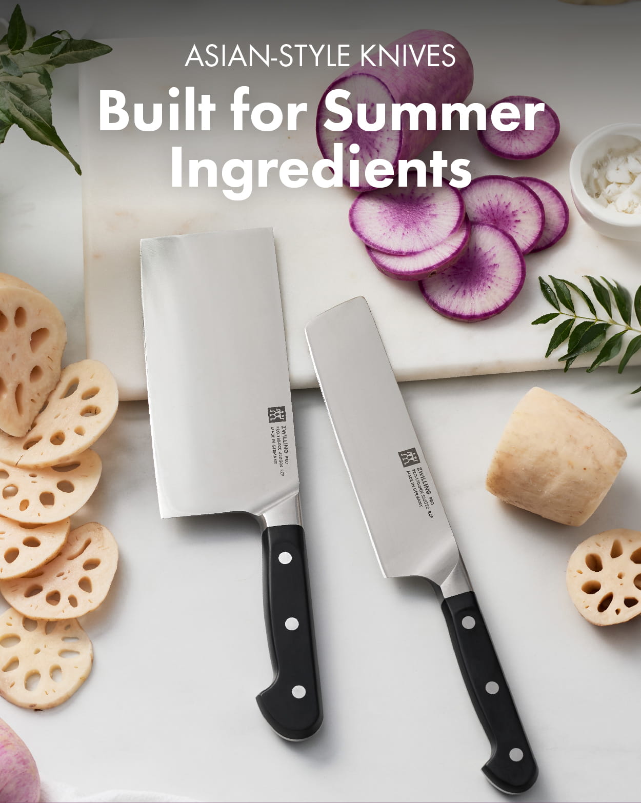 Asian-Style Knives Built for Summer Ingredients