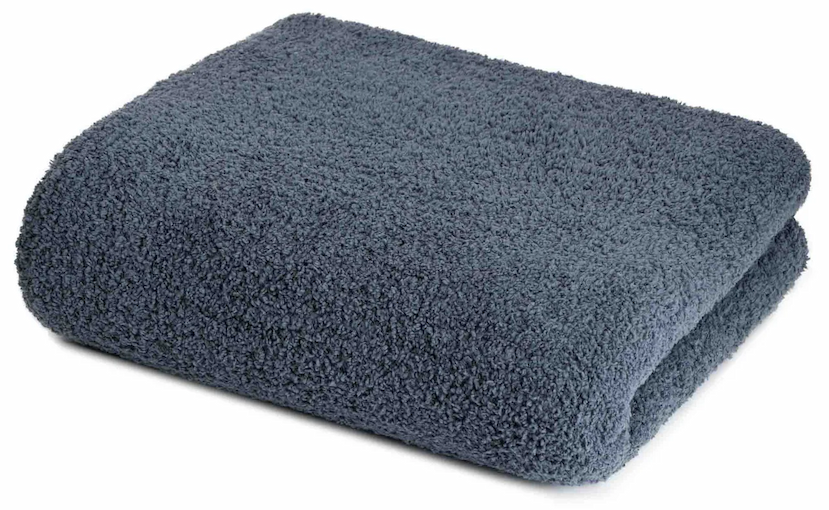 The Solid Throw in Vintage Blue