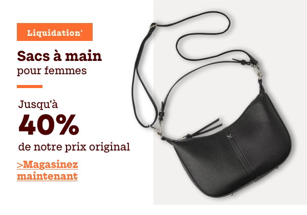 Sacs à main pour femmes en liquidation‡ jusqu'à 40 % de rabais sur notre prix original