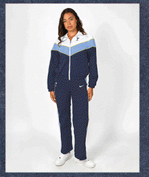 Spurs Nike Womens Navy And White Woven Jacket 2026/27 | Spurs