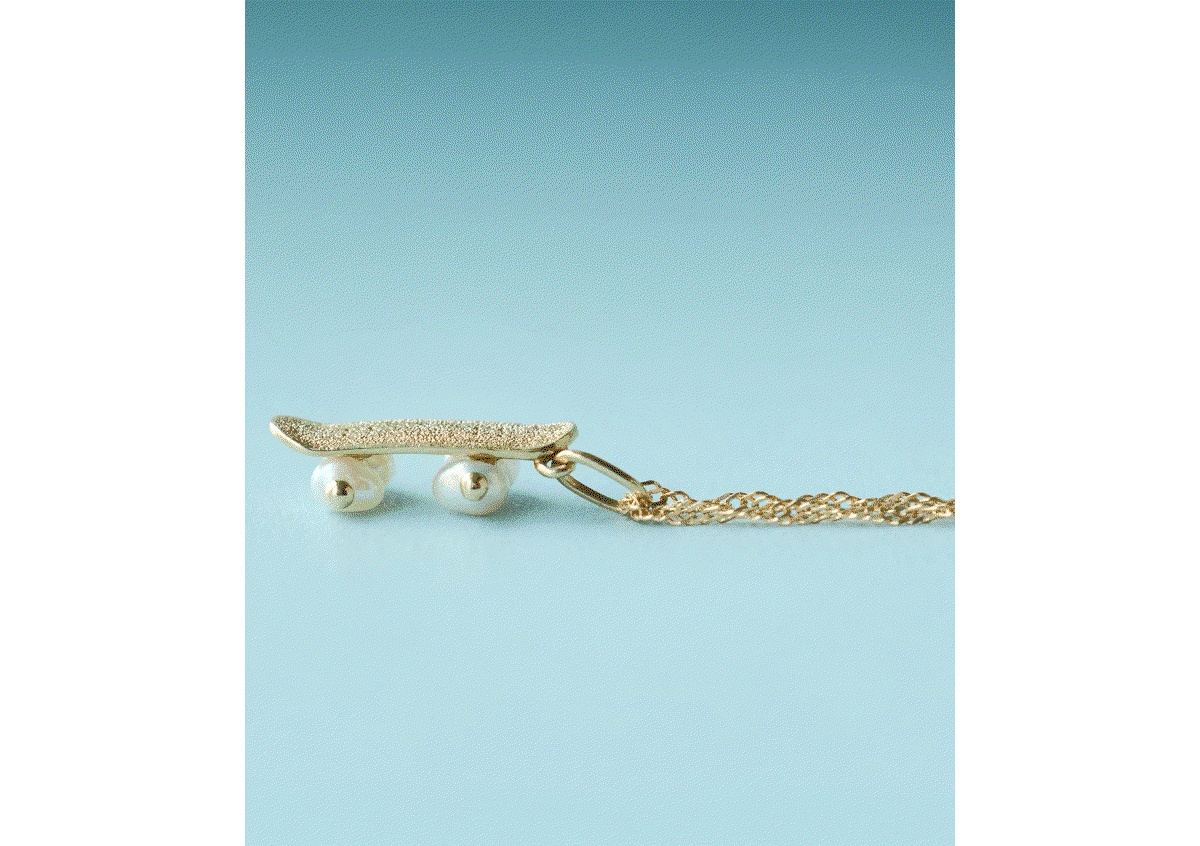 Tiniest Skateboard Charm