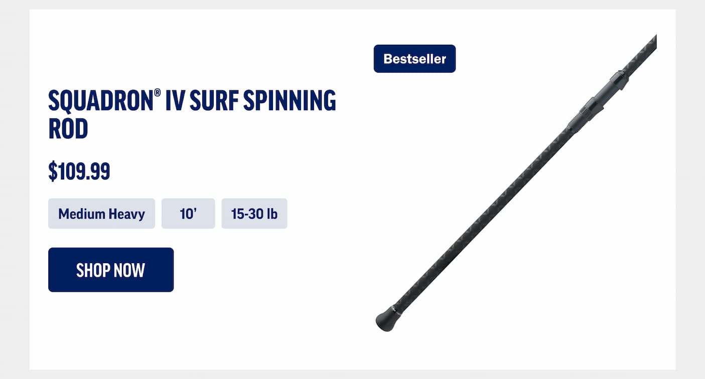 Squadron IV Surf Spinning Rod