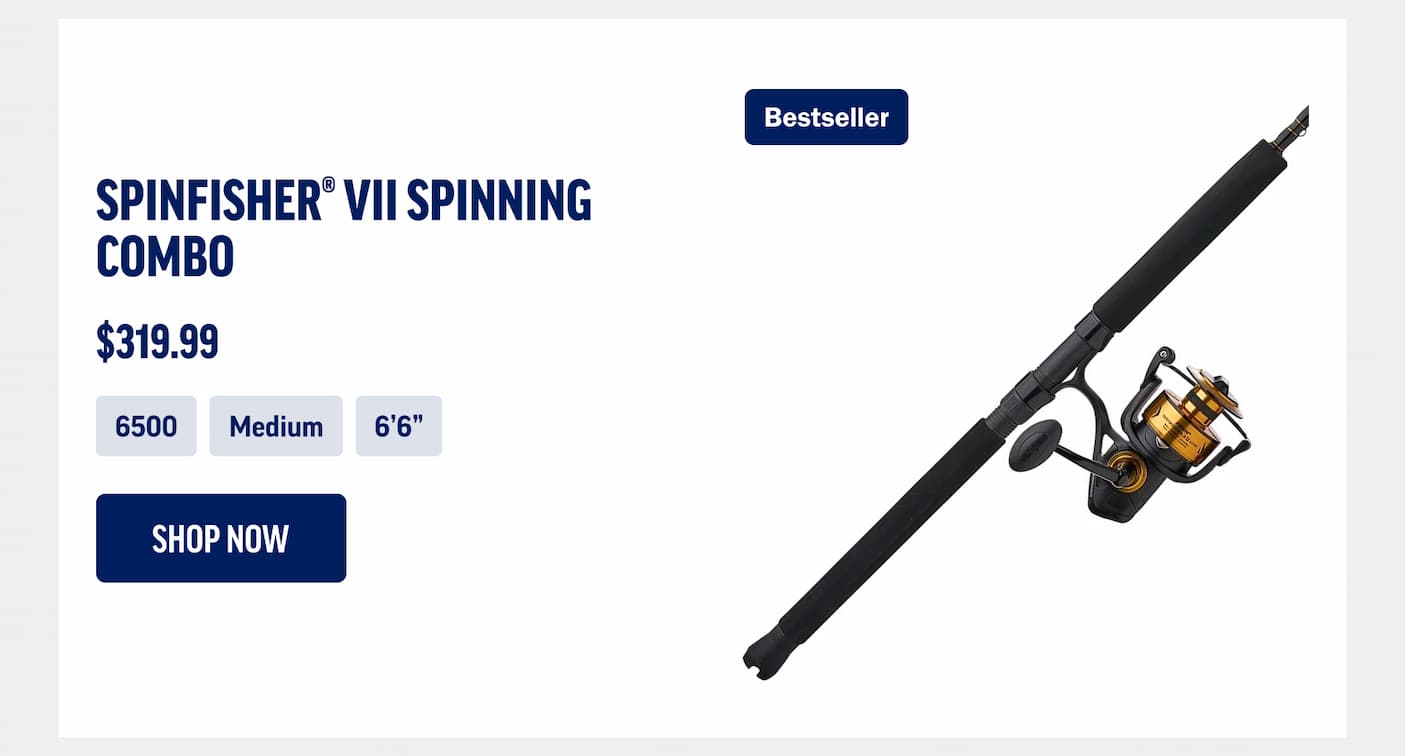 Spinfisher VII Spinning Combo
