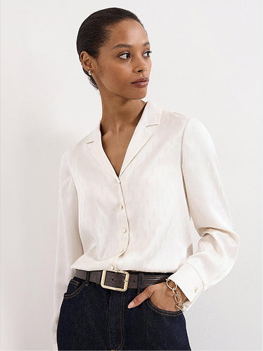 Vega Jacquard Long Sleeve Shirt