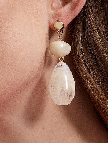 Drop Stone Earrings