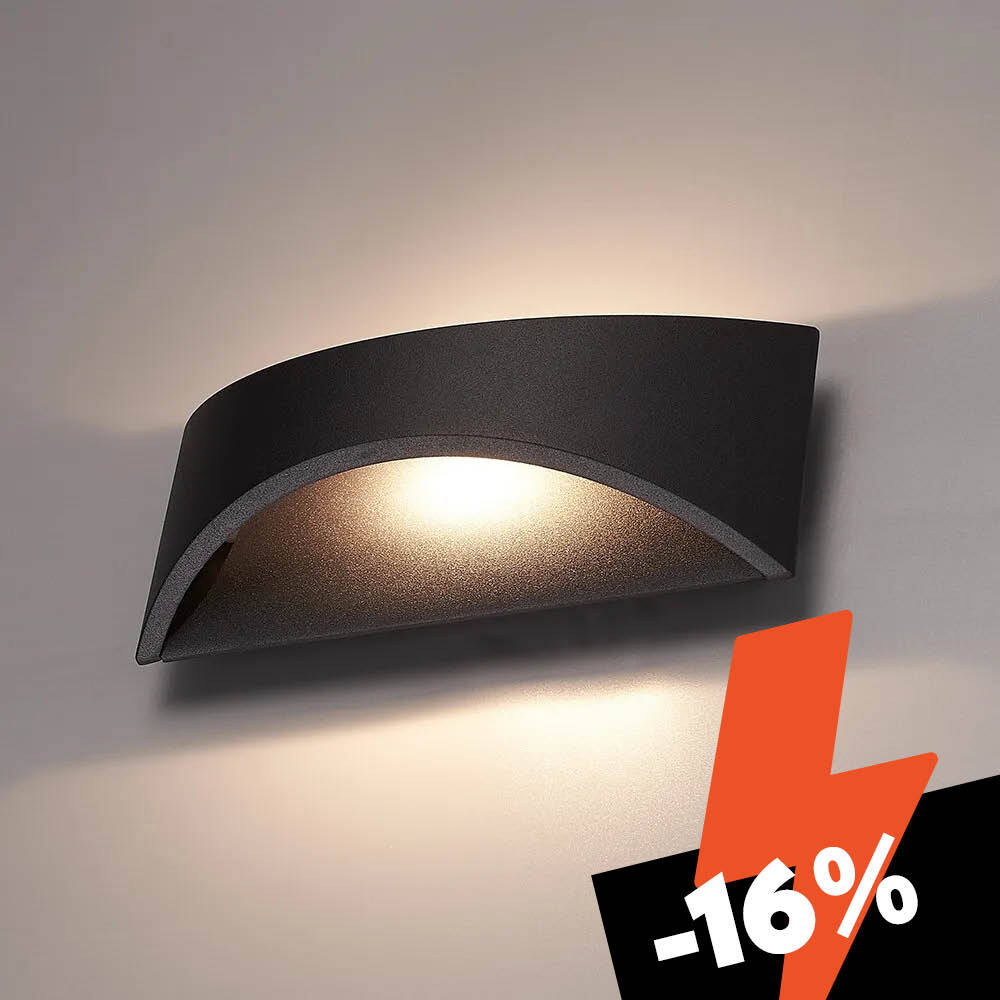 Lowa LED wall light - 3000K Warm white - 6 Watts 380 lumens - Up & down light - IP54