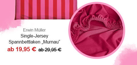 Erwin Müller Single-Jersey Spannbettlaken "Murnau" ab 19,95€! 