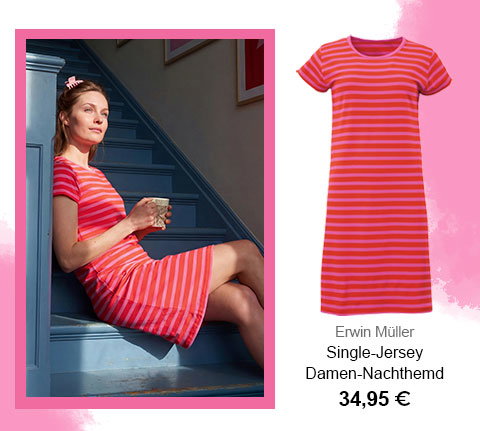 Erwin Müller Single-Jersey Nachthemd 34,95€! 