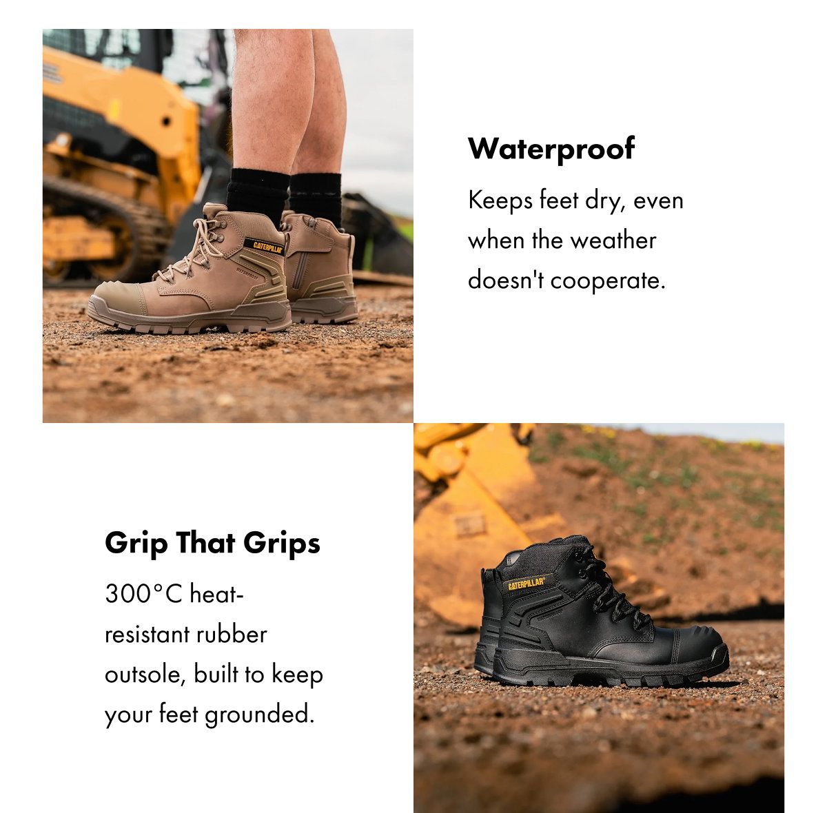 WATERPROOF, GRIP THAT GRIPS