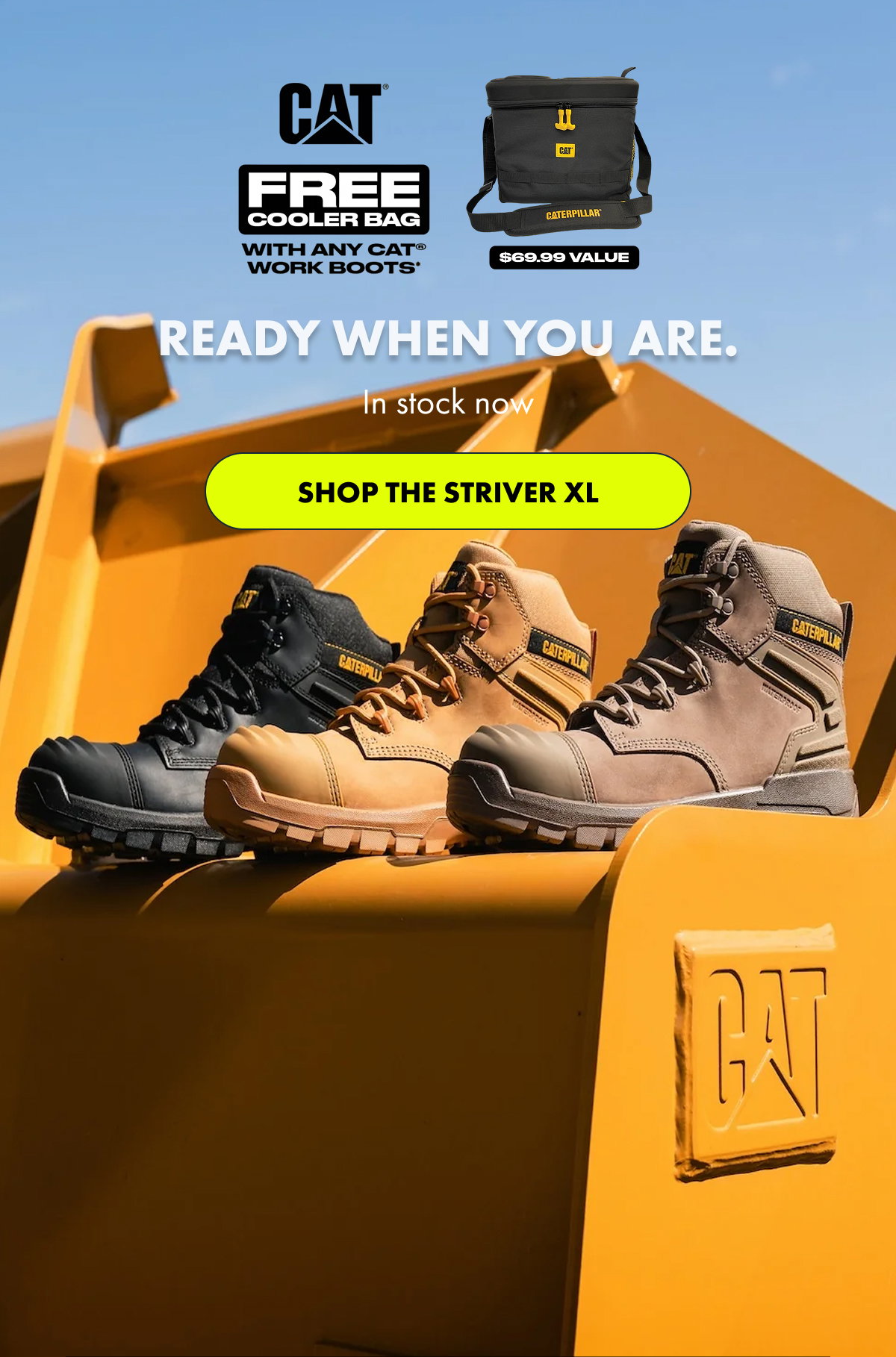 READY WHEN YOU ARE | SHOP THE STRIVER XL
