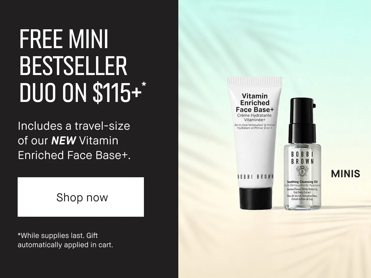 FREE MINI BESTSELLER DUO ON $115+* | Includes a travel-size of our NEW Vitamin Enriched Face Base+. | Shop now | *While supplies last. Gift automatically applied in cart. | MINIS FREE MINI BESTSELLER DUO ON $115+* | Includes a travel-size of our NEW Vitamin Enriched Face Base+. | Shop now | *While supplies last. Gift automatically applied in cart. | MINIS