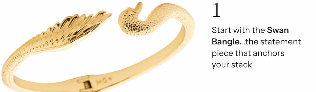Swan Bangle