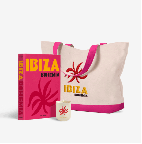 Ibiza Tote, Candle & Book Gift Set