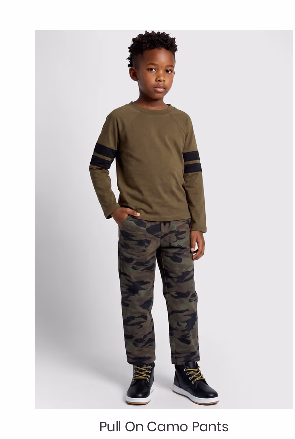 Pull On Camo Pants