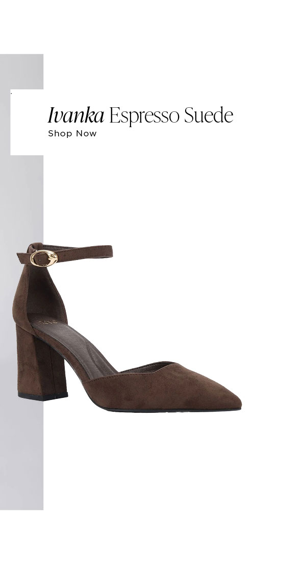 Ivanka Espresso suede