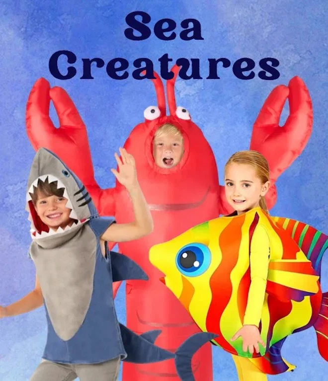 Sea Creatures Book Week Costumes. Click to shop the whole collection.