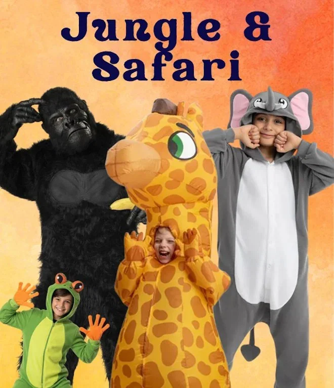 Jungle & Safari Book Week Costumes. Click to shop the whole collection.