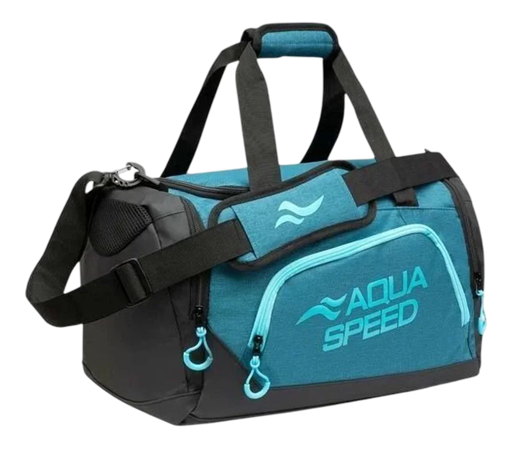 Сумка AQUA SPEED Duffel Bag 141-24 48x25x29см темно-бірюзова