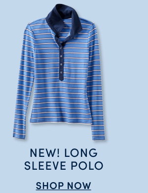 New! Long Sleeve Polo