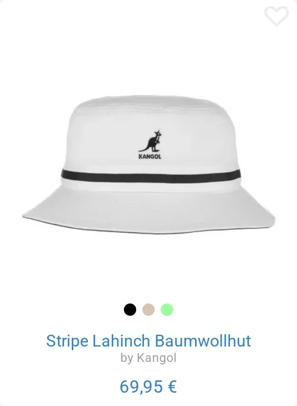 Stripe Lahinch Baumwollhut by Kangol