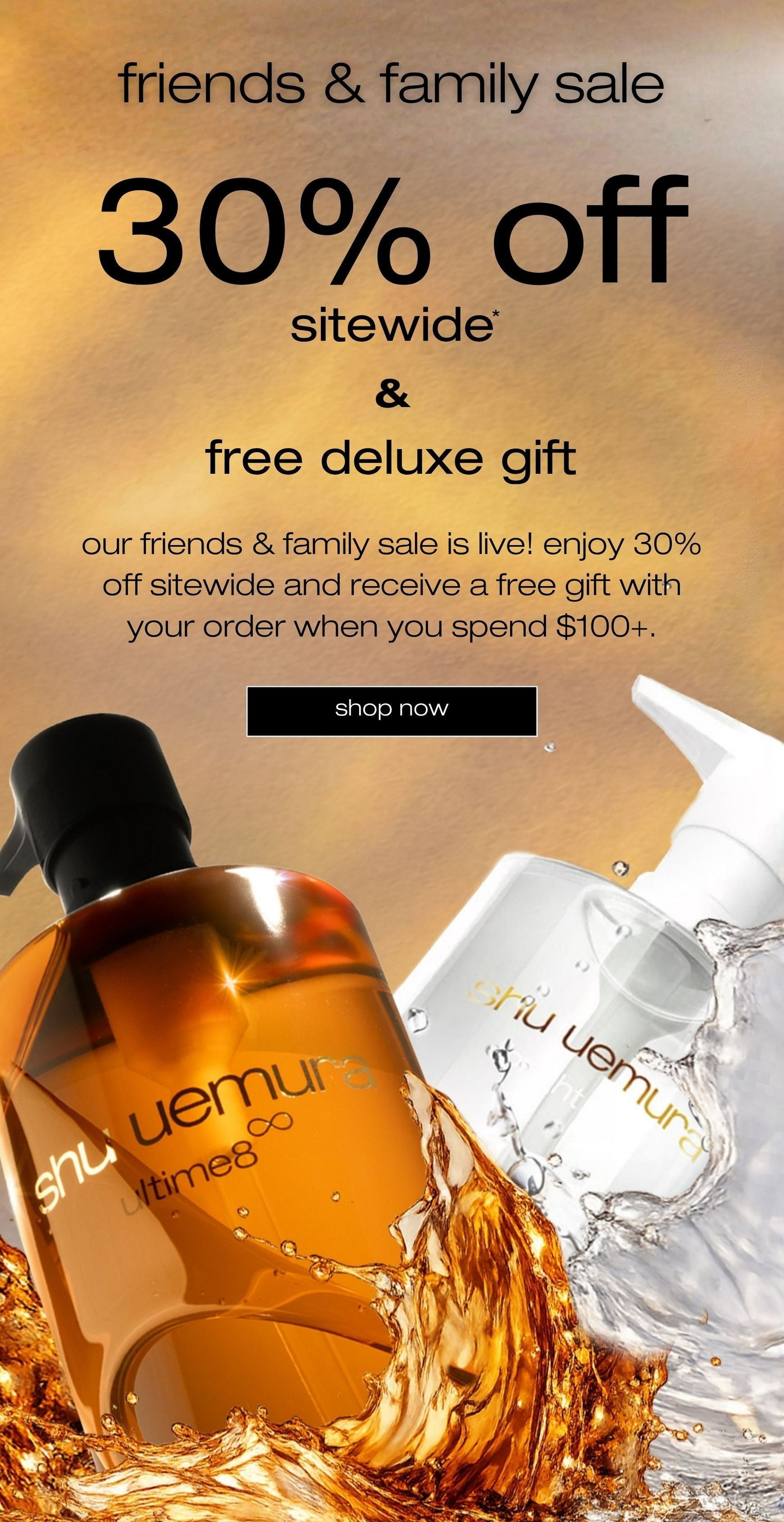shop our friends and family sale