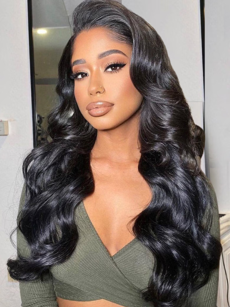 [All Length $99] UNice 4x4 Lace & 4x0.75 Lace Part Body Wave Wigs Realistic Human Hair Wigs