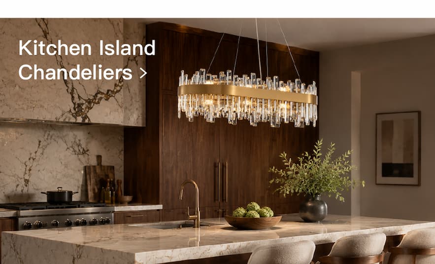 Chandeliers - Kitchen Island